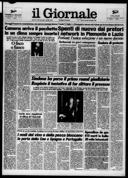 Il giornale : quotidiano del mattino